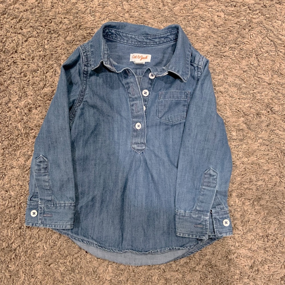 Little Girl Jean Shirt